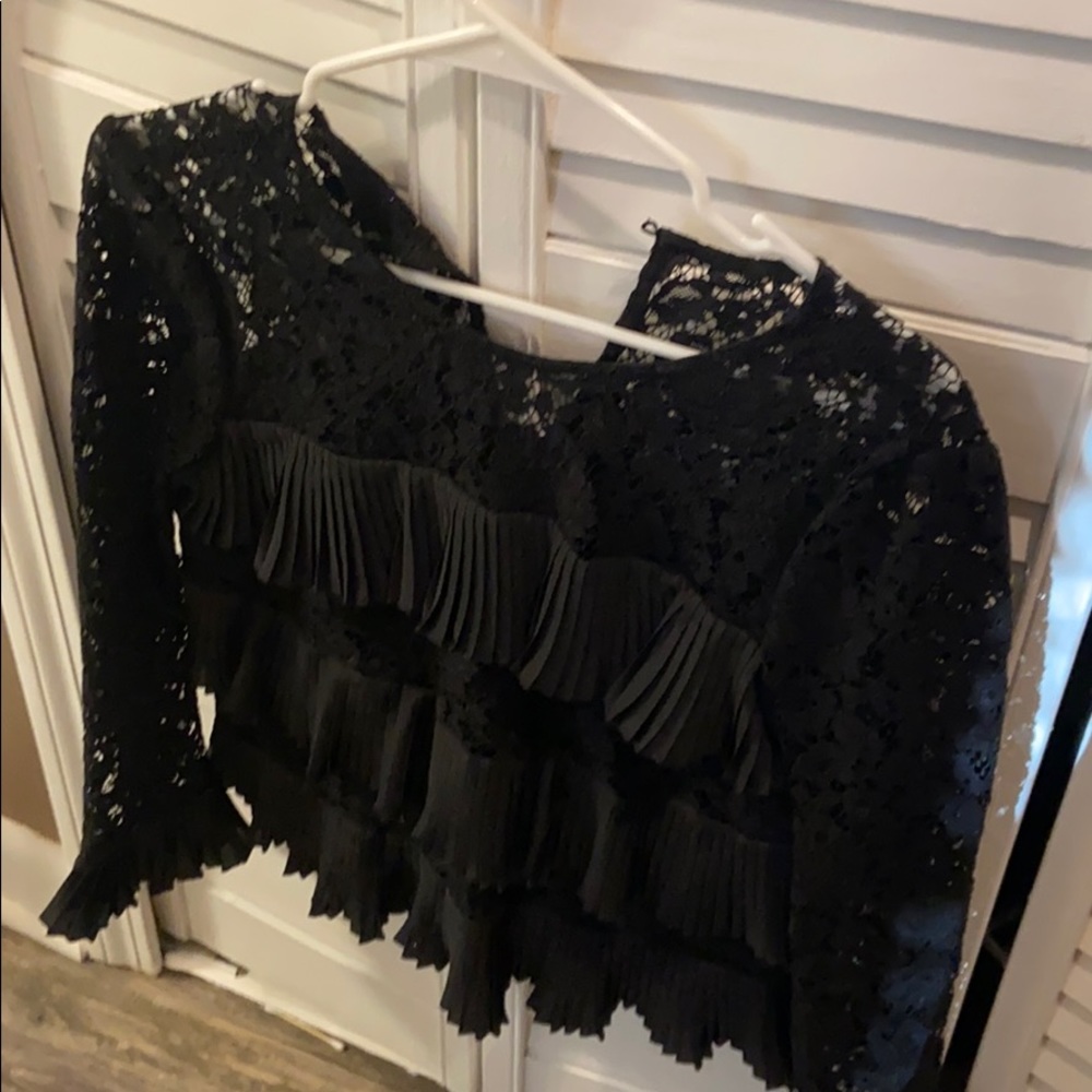 J. crew black blouse